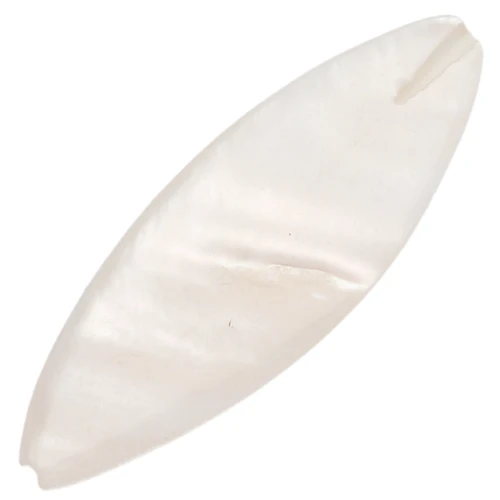 Iridescent Mother-of-Pearl Oval Pucks 30x10mm Natural x6