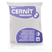 Cernit Translucent Clay - White Glitter (No. 010) x 56 g