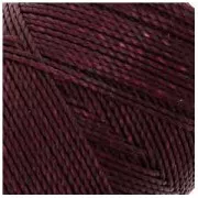 Linhasita waxed thread spool for micro macramé 1 mm - Currant (632) x168m