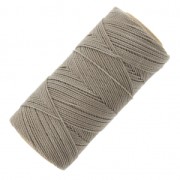 Linhasita waxed thread spool for micro macramé 1 mm - Greige (04) x168m|raw }}