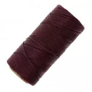 Linhasita waxed thread spool for micro macramé 0.5 mm - Currant (632) x335m