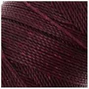 Linhasita waxed thread spool for micro macramé 0.5 mm - Currant (632) x335m