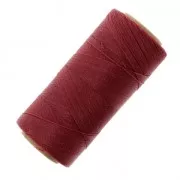 Linhasita waxed thread spool for micro macramé 0.5 mm - Raspberry (235) x335m