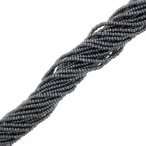 Charlottes 13/0 Jet Hematite x10g