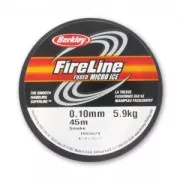 Fireline braided Nylon thread 0.10mm (4LB) Smoke Grey x45 m