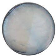 Mother-of-Pearl Round Pucks 12mm Grey x10