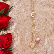 Barroques Beads 10 mm Light Rose x5