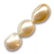 Barroques 11x10mm peach x5