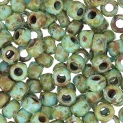 Toho seed beads 6/0 TO6RY309 - HYBRID - Opaque Cornflower Picasso x8g