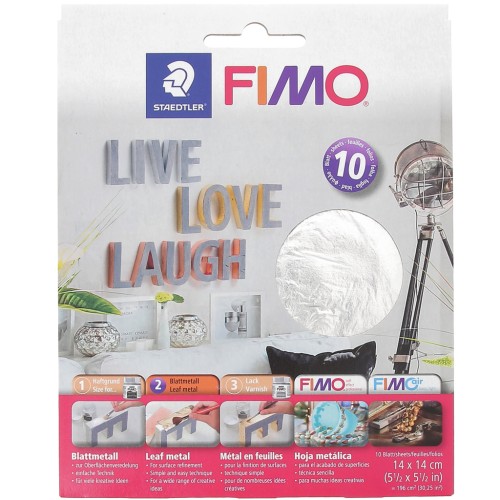 Easy Metal Leaf metal 140x140mm Silver x10