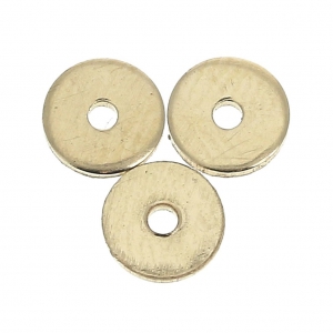 Gold-Filled Flat Washers Heishi style 5mm x4