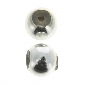 Stopper Bead 8 mm with a hole of 2 mm Sterling Silver 925 x1