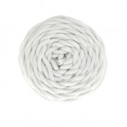 Cotton Air 5 mm cord for macrame - White x 50m|raw }}
