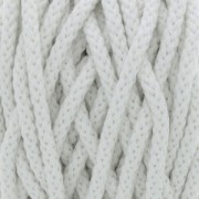 Cotton Air 5 mm cord for macrame - White x 50m