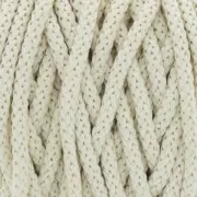 Cotton Air 5 mm cord for macrame - Crème x 50m