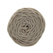 Cotton Air 5 mm cord for macrame - Beige x 50m