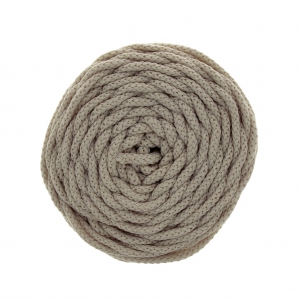 Cotton Air 5 mm cord for macrame - Beige x 50m
