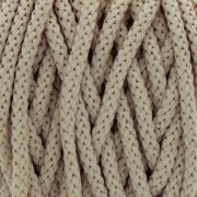 Cotton Air 5 mm cord for macrame - Beige x 50m