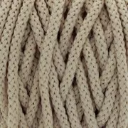 Cotton Air 5 mm cord for macrame - Beige x 50m