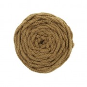 Cotton Air 5 mm macramé cotton cord spool - Dark sand x50m