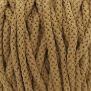Cotton Air 5 mm macramé cotton cord spool - Dark sand x50m