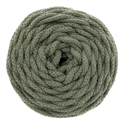 Cotton Air 5 mm cord for macrame - Avocado x 50m