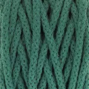 Cotton Air 5 mm cord for macrame - Bottle Green x 50m