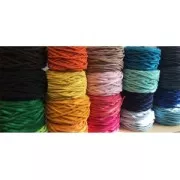 Cotton Air 5 mm cord for macrame - Bottle Green x 50m