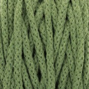 Cotton Air 5 mm cord for macrame - Green x 50m