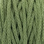 Cotton Air 5 mm cord for macrame - Green x 50m