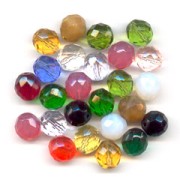 Fire polished faceted round beads assortment 12mm x25|raw }}
