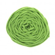 Cotton Air 5 mm cord for macrame - Light Green x 50m