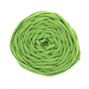 Cotton Air 5 mm cord for macrame - Light Green x 50m