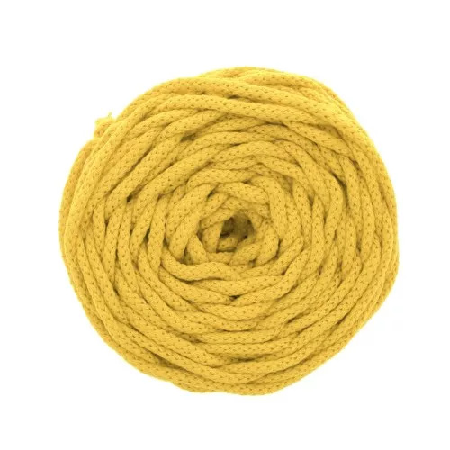 5mm Cotton Air cord for macrame - Sun Flower x 50m