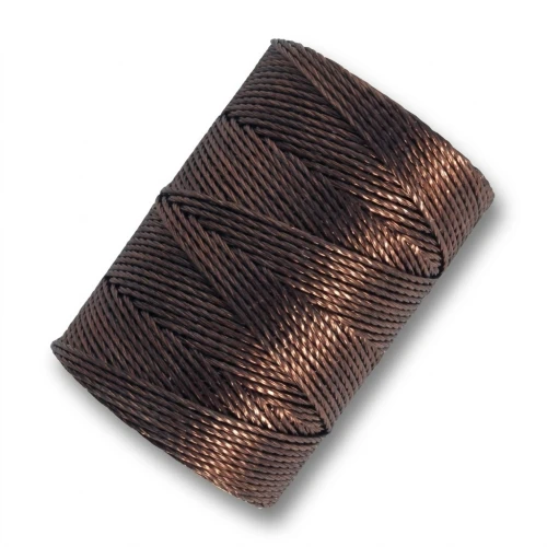 C-Lon Beading Cord 0,50 mm Chocolate x84m