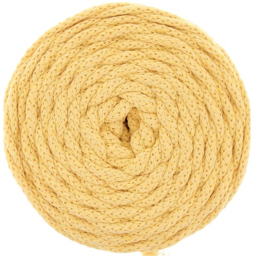 Cotton Air 5 mm cord for macrame - Light Yellow x 50m