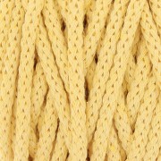 Cotton Air 5 mm cord for macrame - Light Yellow x 50m