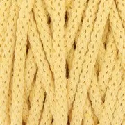 Cotton Air 5 mm cord for macrame - Light Yellow x 50m