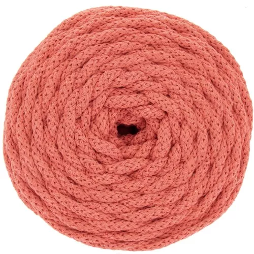 Cotton Air 5 mm cord for macrame - Orange x 50m
