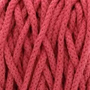 Cotton Air 5 mm macramé cotton cord spool - Old Pink x50m