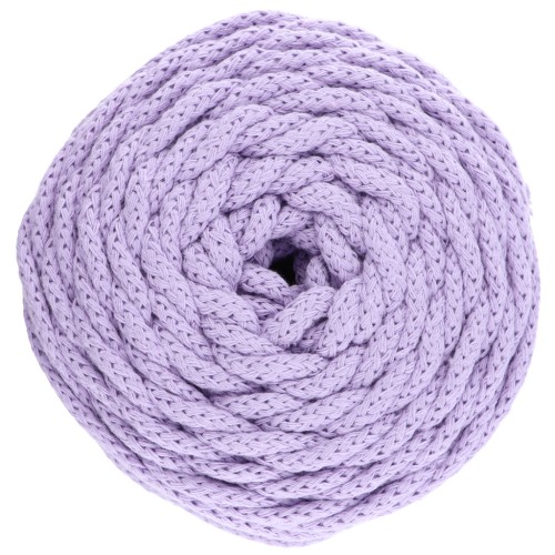 Cotton Air 5 mm cord for macrame - Purple x 50m