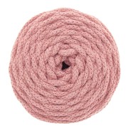 Cotton Air 5 mm cord for macrame - Old Pink x 50m|raw }}