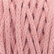Cotton Air 5 mm cord for macrame - Old Pink x 50m