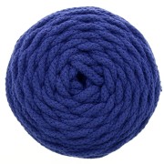 Cotton Air 5 mm cord for macrame - Navy Blue x 50m