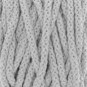 Cotton Air 5 mm cord for macrame - Grey x 50m