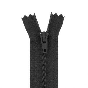 Long and Non-separable zipper 60 cm - Black x1