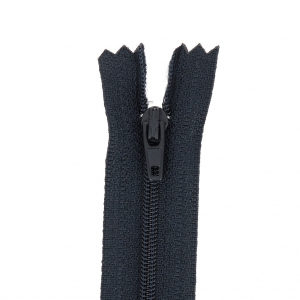 Long and Non-separable zipper 15 cm - Navy Blue x1