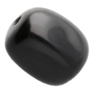 18x13 mm rectangle bead in tinted gemstone - Black Onyx x1|raw }}