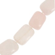 Bead Rose Quartz 20x15mm x4|raw }}