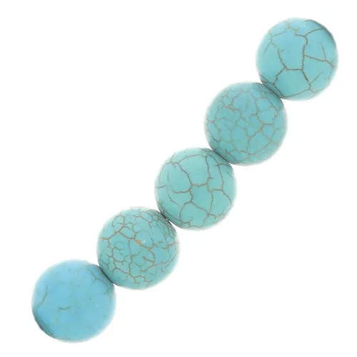 Bead Turquoise Synthetic 16mm x1